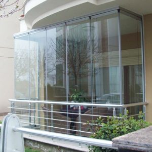 پنجره بالکنی UPVC (یو‌پی‌وی‌سی)