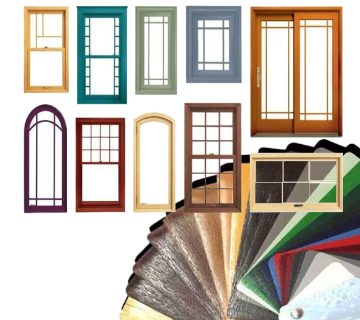اثر رنگ بر درب و پنجره دوجداره و آلومینیومی | تأثیری که باید بدانید