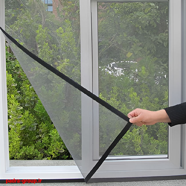 توری مگنتی درب و پنجره upvc