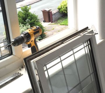 تغییر شکل پروفیل پنجره دوجداره upvc