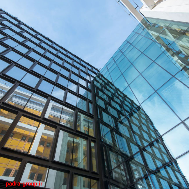 پنجره دوجداره برای ساختمان اداری