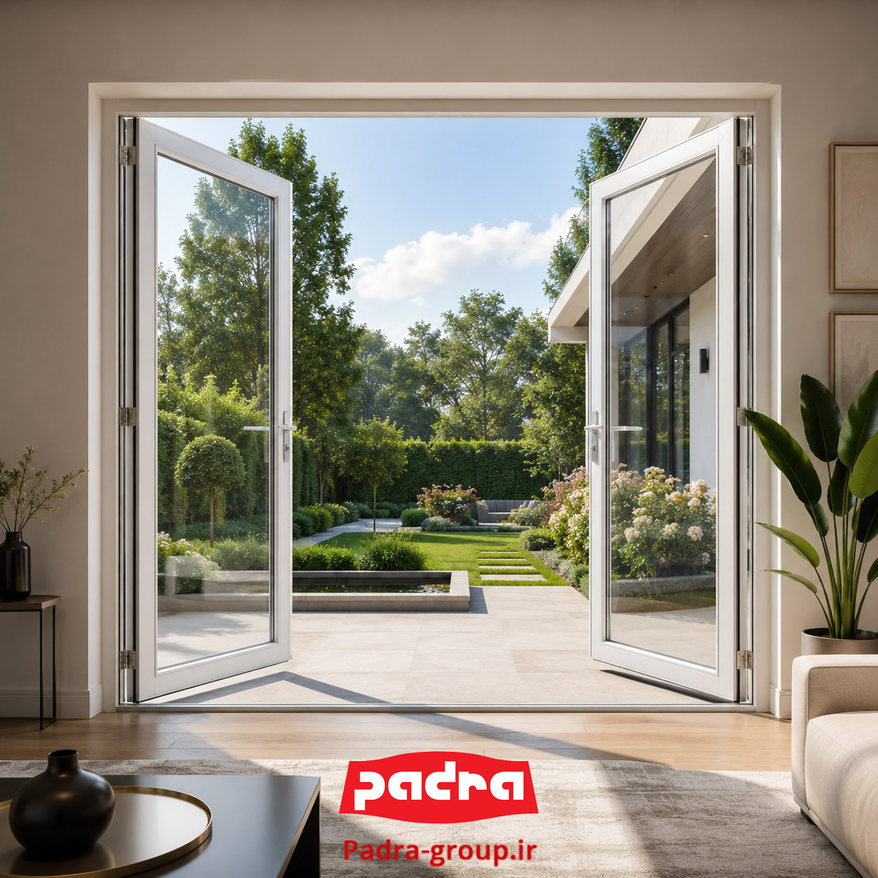 پنجره فرانسوی چیست و چه مزایایی دارد؟ راهنمای کامل خرید و کاربرد